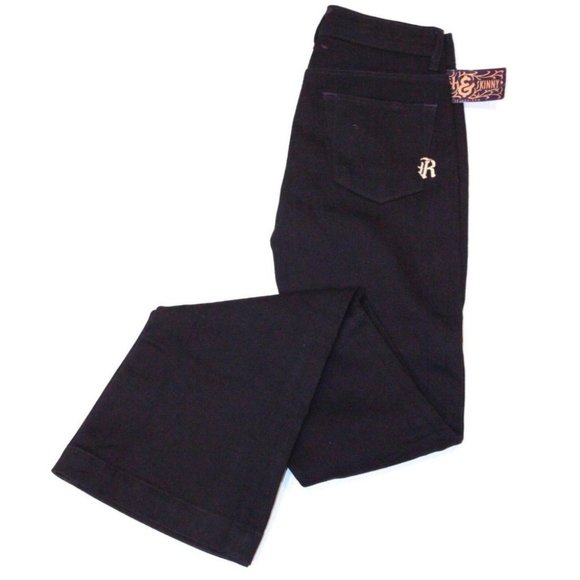 RICH & SKINNY Jeans DENIM Leopard Interior FLARE TALL ( 26 ) - Picture 2 of 2